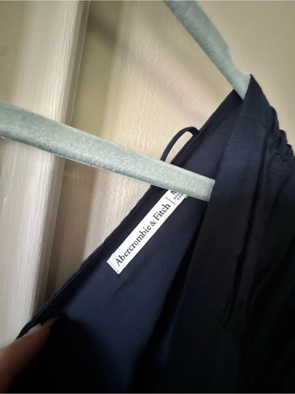 Navy Blue Maxi Dress Abercrombie